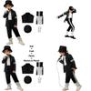 Mj Michael Jackson Cosplay Costume For Kids With Print For Stage Dance Performance