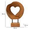 Hasi Sculputre Teak Cm 20X10X28