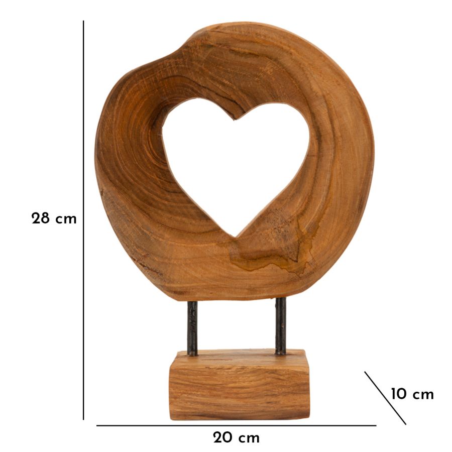 Hasi Sculputre Teak Cm 20X10X28