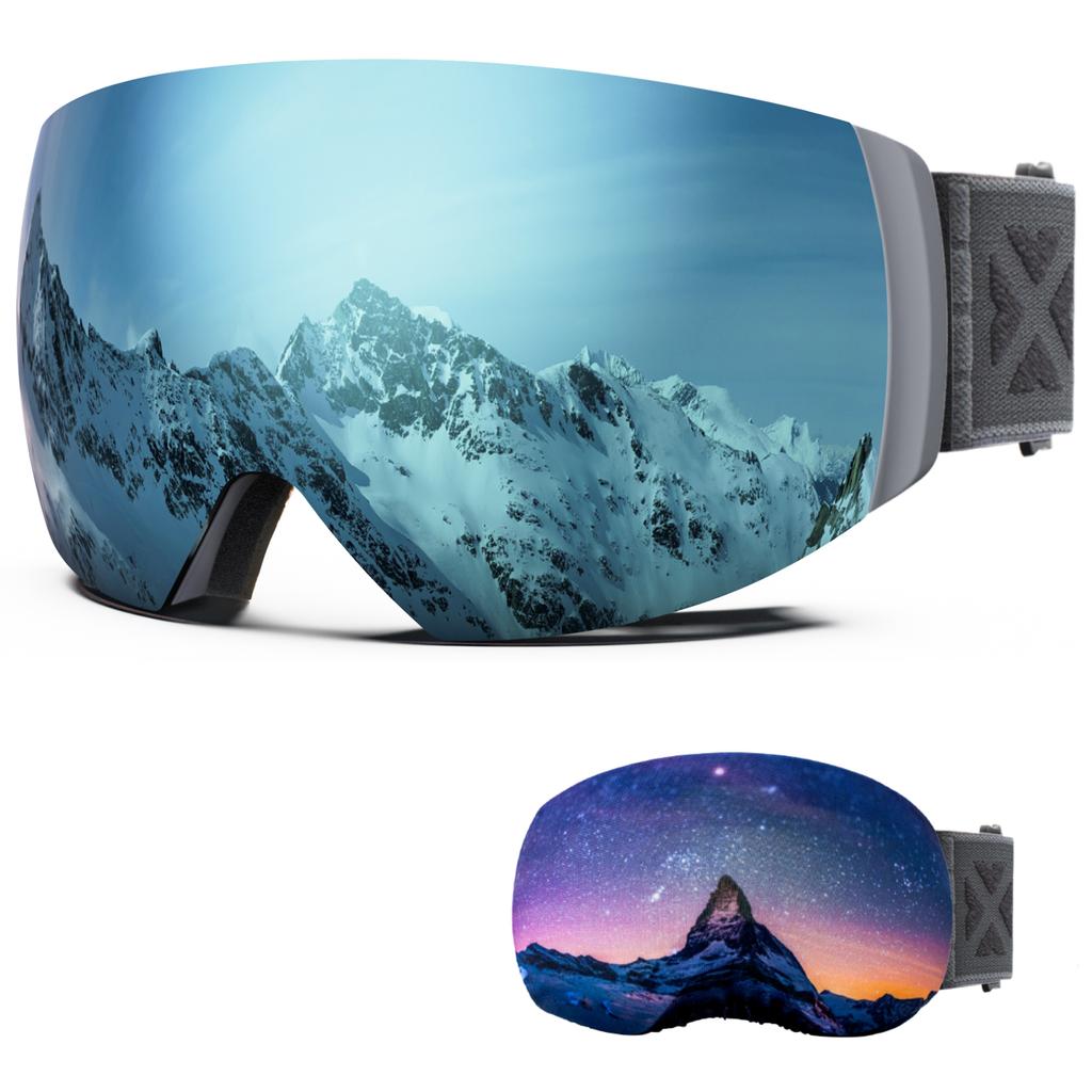 Juli Brand Professional Ski Goggles Double Layers Lens Anti-Fog Uv400 Skiing Glasses Snow Goggles Men Women Gift Cover M6