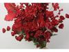 Wine Red Artificial Floral Bouquet - Chinese Wedding & Engagement Ceiling Decoration