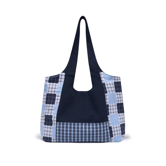 Lsc Fabric Mix Shoulder Bag Navy