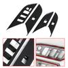 Car Window Glass Lift Switch Button Trim Cover Panel Adjust Cover For Toyota Hilux Hilux REVO 2024-2025 Interior Accessories