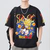 T-shirt en coton à manches courtes imprimé Dragon Ball Z Son Goku Vegeta Unisexe Vêtements pour femmes Harajuku Yk Tee Vintage Décontracté Tops