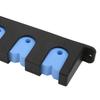 Wall Mounted Fishing Rod Rack Chemical Resistant Vertical 6 Fishing Rod Holder with 4 Screws
