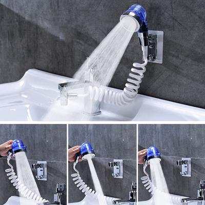 Haarwaschwerkzeug Druckhaushalt Handheld Duschkopf Handbrause Wasserhahn-Set Haarwaschzubehör Duschkopf