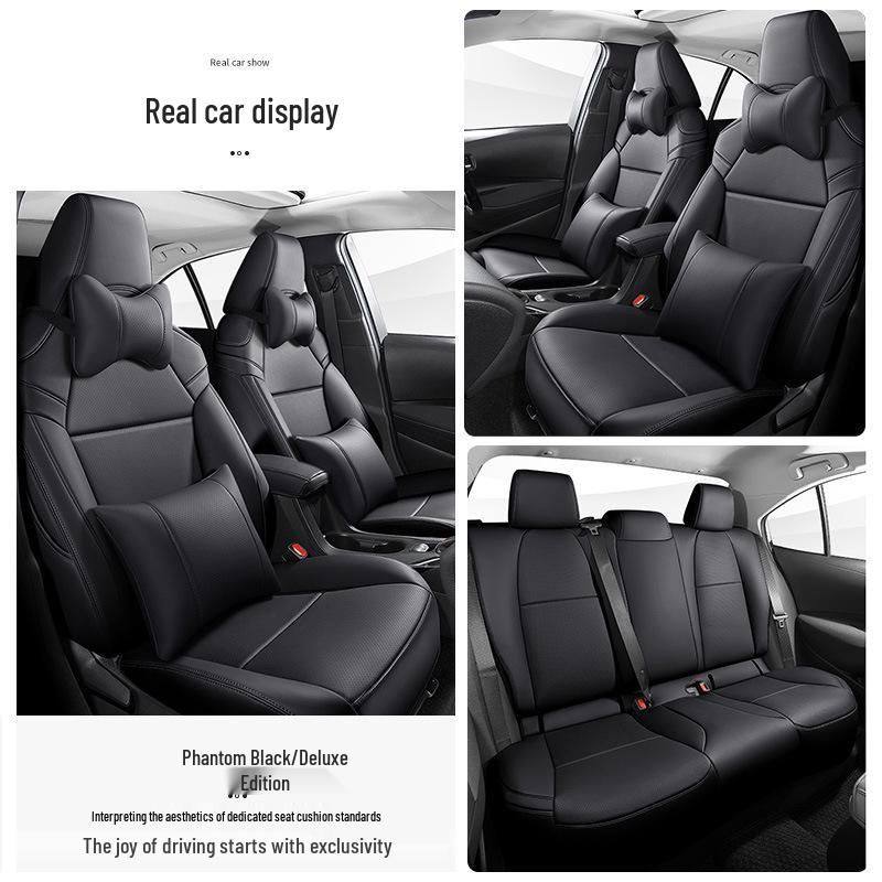 Pokrowce na siedzenia z prawdziwej skóry Toyota Corolla Cross – Pełne owinięcie, 24 modele, Kompatybilność całoroczna