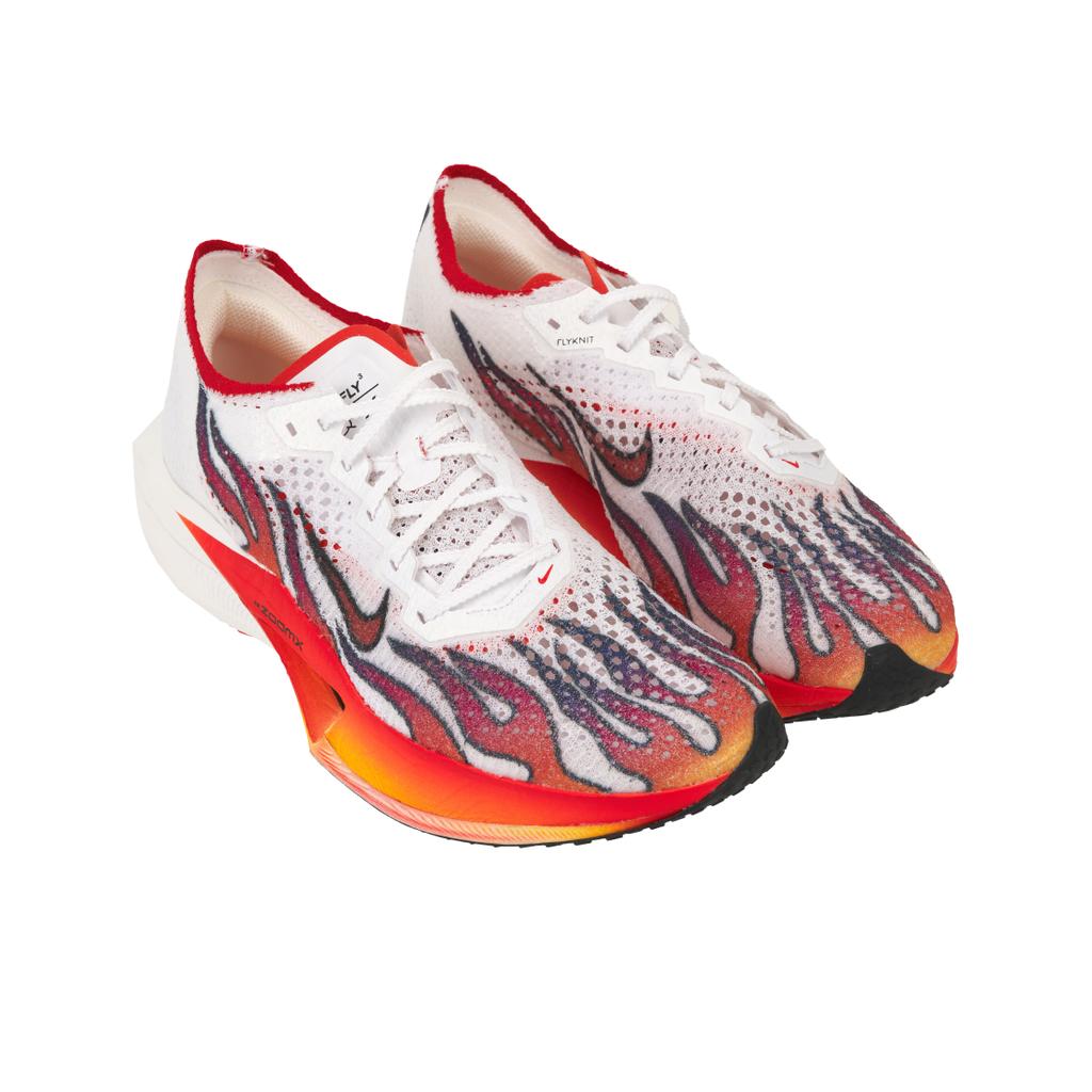 Nike ZoomX VaporFly Next% 3 Ekiden Pack Unisex Sneaker Weiß Habanero-Rot Schwarz HQ3504-100