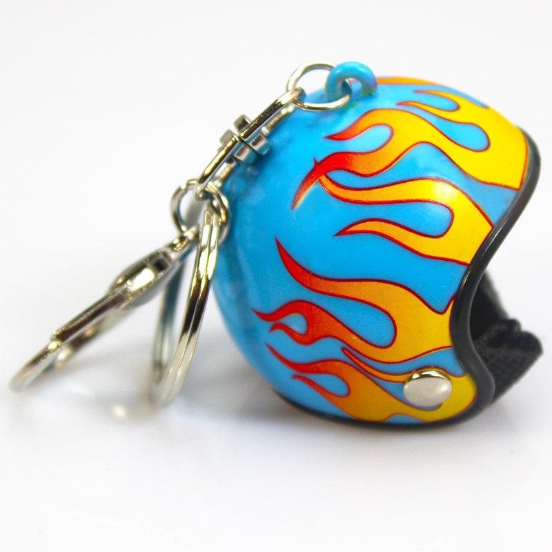Colorful Exquisite Helmet Keychain & Bag Pendant with Wind-Breaking Duck Head