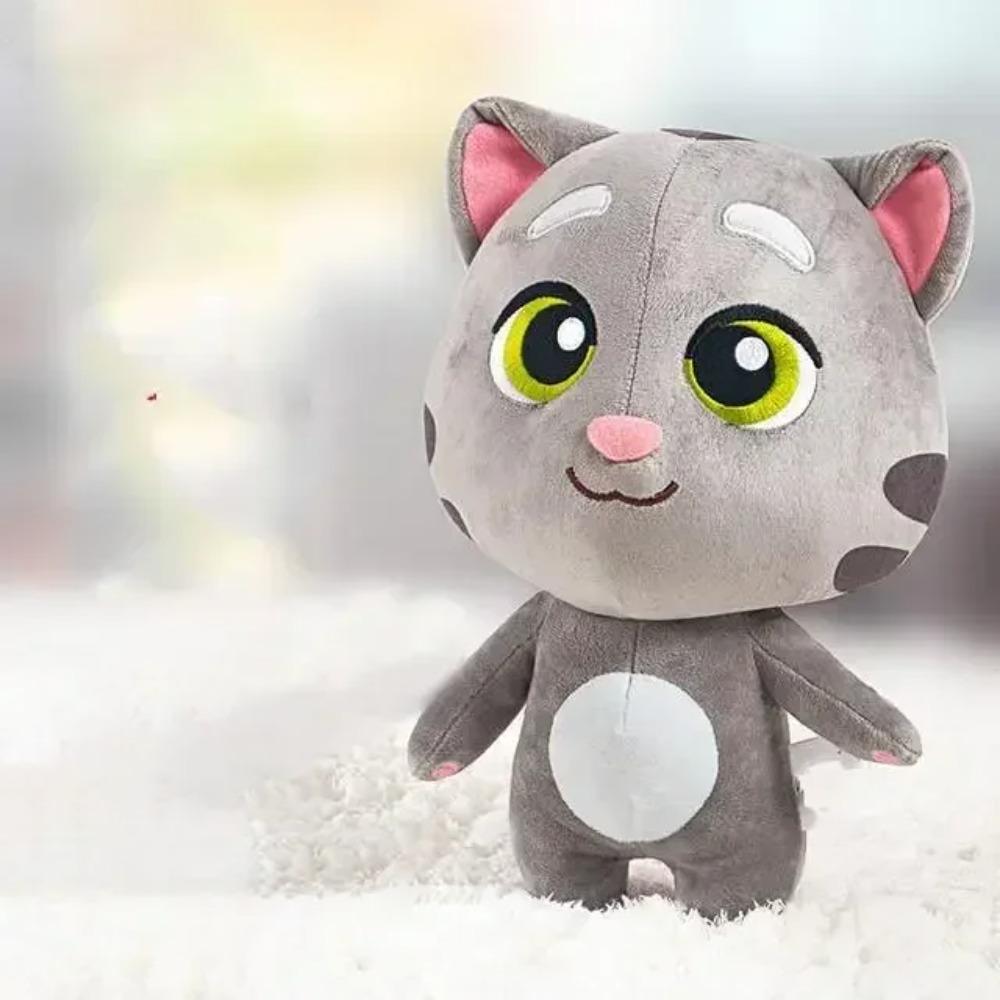 28cm Elektrischer Sprechender Tom Engel Plüsch Wiederholt Was Sie Sagen Suchen Kuscheltier Sprechende Cartoon Katze Und Freunde Weiche Kissen