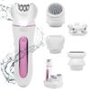 Electric Lady Trimmer Portable Hair Removal Head Shaving Head Face Washing Head Face Washing Head Face Washing Head 5 in 1 Lady Epilator for Women