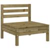8 Piece Garden Sofa Set with Cushions Pressure Treated Pine Wood