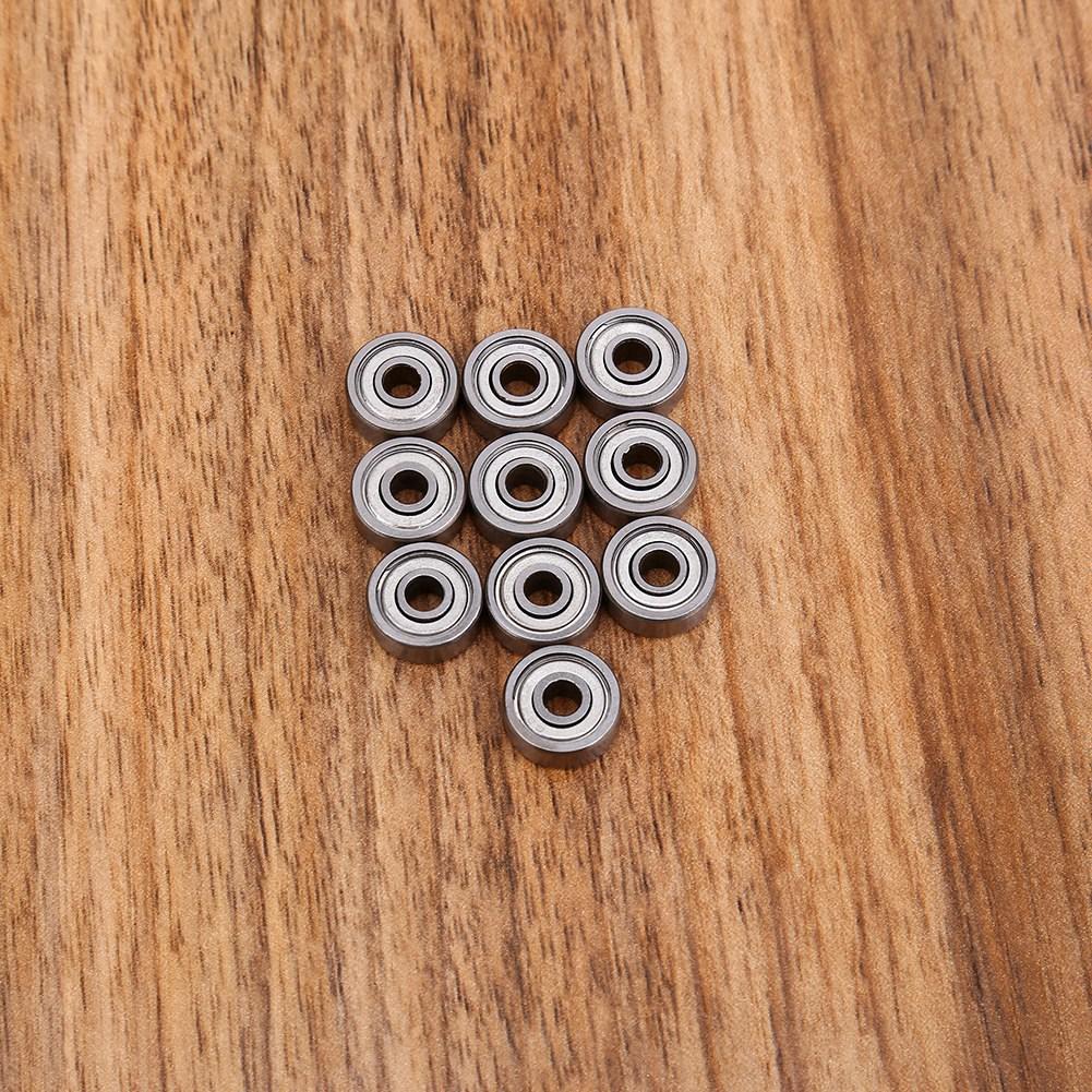 10Pcs Lot 624ZZ Deep Groove Ball Bearings Miniature Rubber Sealed Metal