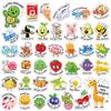 200 English Cartoon Motivational Stickers: Cute Animals & Fruits for Kids