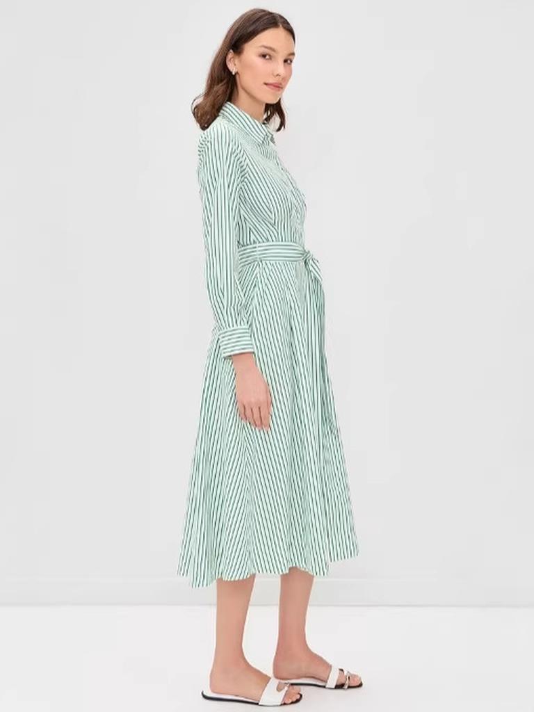 New TK Style Striped Cardigan Fashion Women's Dress