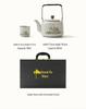 Ru Ware Teapot Kung Fu Tea Set with Lifting Handle – Large Capacity Gift Box for Household or Business Events