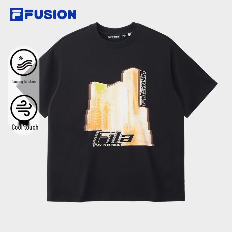 FILA FUSION Men s Cool Feel Cotton Short Sleeve T-Shirt L