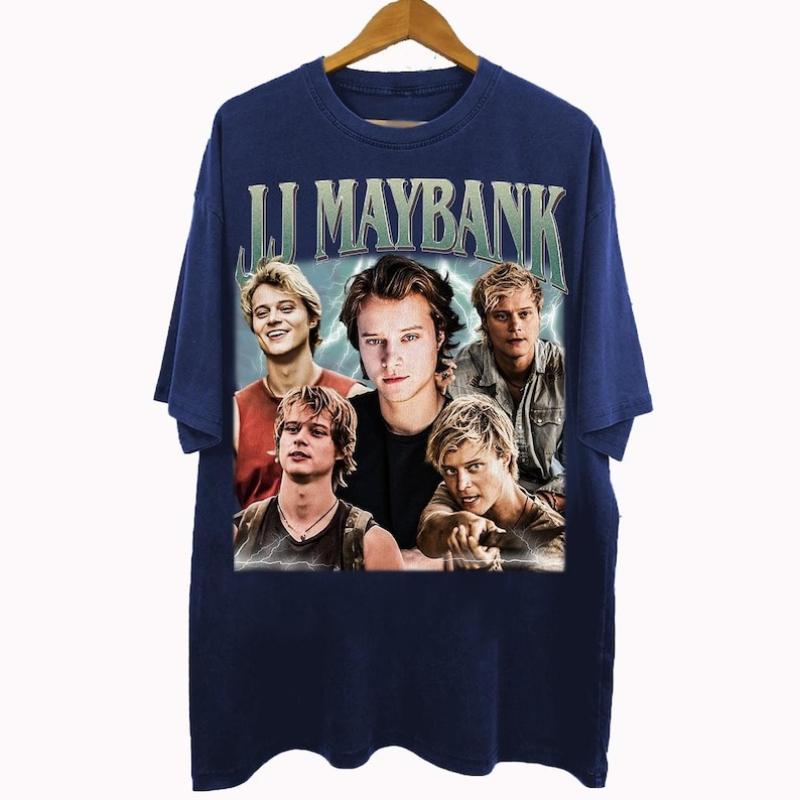 Vintage lata 90. Styl Bootleg JJ Maybank Outer Banks Prezenty dla Mężczyzn i Kobiet Hipster Street Fashion Unisex Koszulka z Nadrukiem Top