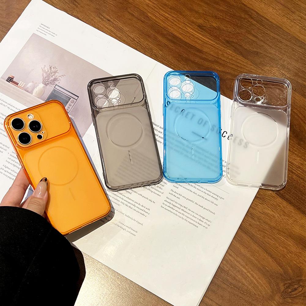 Transparent Frosted Soft Phone Case for Iphone Air 17 Pro Max 16 Plus 15 Pro 14 13 12 17 Pro Camera Lens Protective Fully-Covered Shockproof Cover
