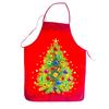 1 Stück Nikolaus-Schürze Weihnachtsbaum Abendessen Dekoration Herren und Damen Hausküche Kochen Backen Ölbeständige Schürze