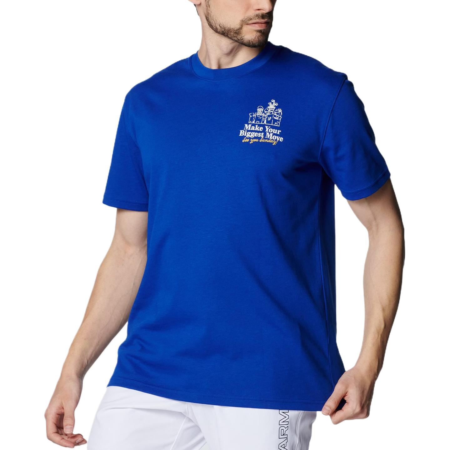 Under Armour T Shirt Men s Blue 1390184-400 2XL
