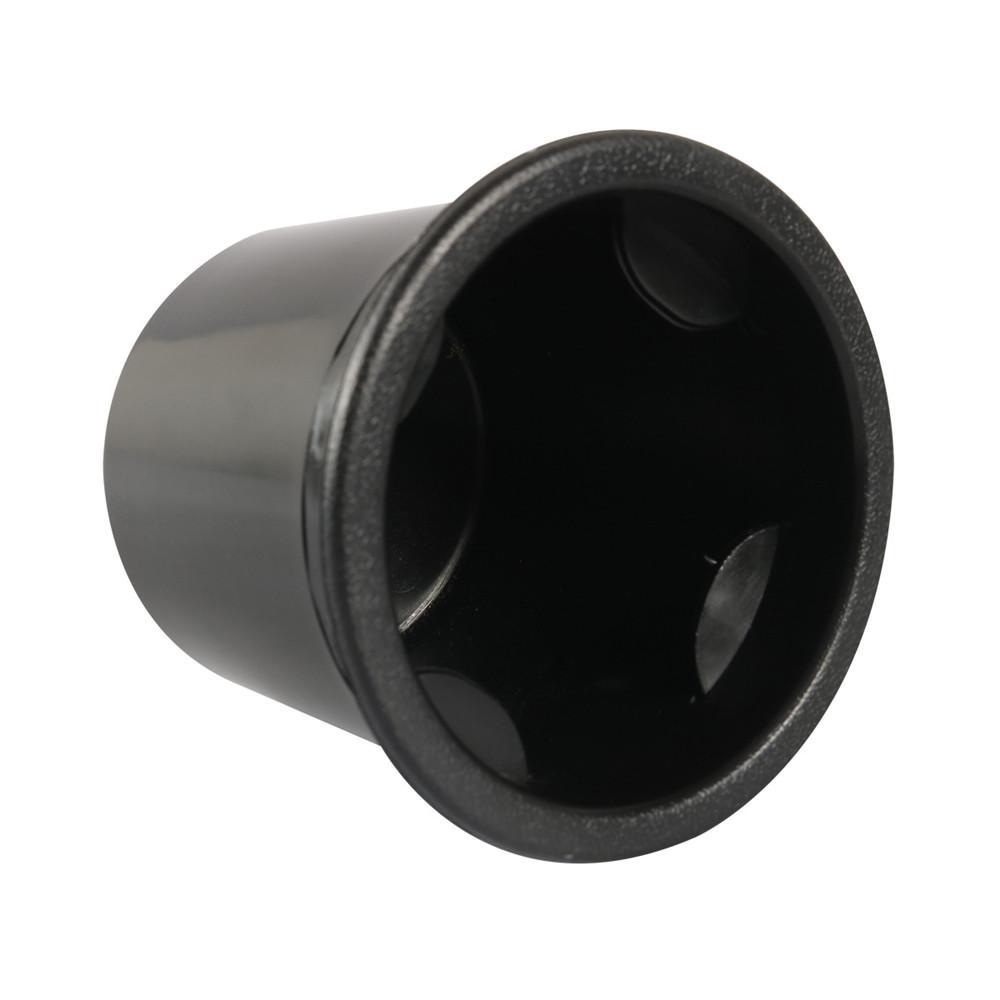 2Pcs Black ABS Cup Holder Insert For Car RV Table Chair Flush Mount Accessroies