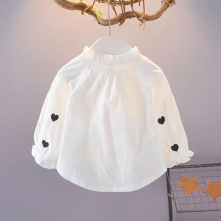 Dívčí košile Korejská verze Dětská ležérní móda Dětská košile Tenká Dětské oblečení Západní styl