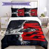 Set Biancheria da Letto Messi Copripiumino Traspirante con Federe Biancheria da Letto Decorativa per Camera da Letto Decorazione Casa Regalo di Compleanno