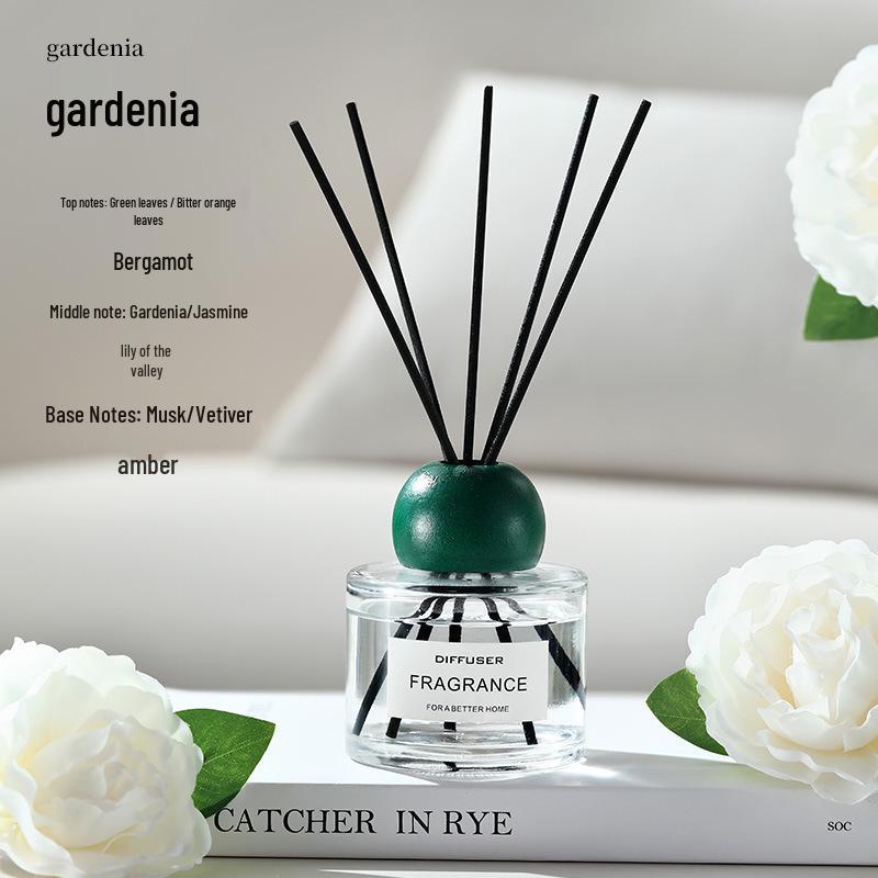 Flameless Rattan Aroma Diffuser - Long-lasting Air Freshener for Bedroom Toilet