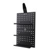 Bike Gear Pegboard Organizer Powder Coated Aluminum Alloy Wall Mount Bike Gear Storage System for Helmet Accessories