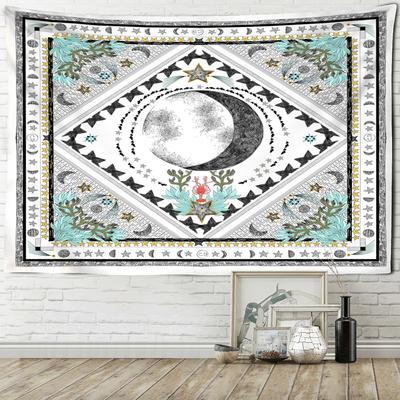 Sun Moon Tarot Tapestry Wall Hanging Psychedelic Bohemian Witchcraft Tapiz Mystery Bedroom Home Decor