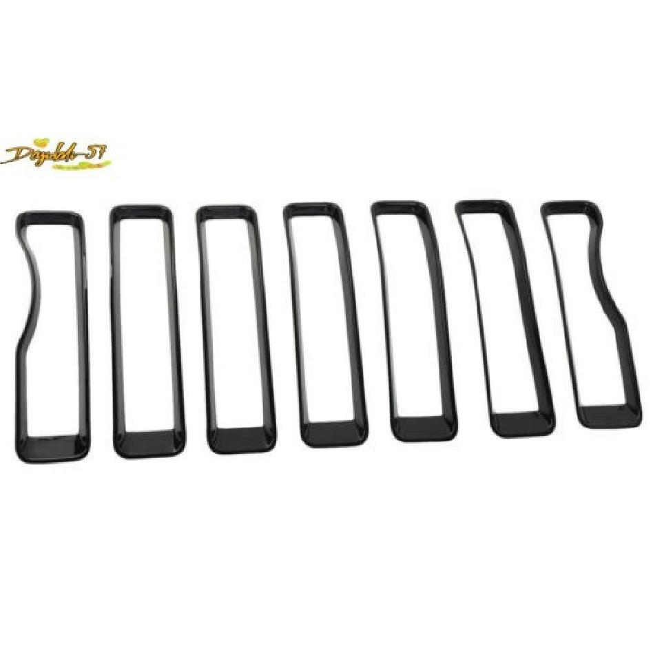 Front Grille Erts & Headlight Cover Trim Fit For Jeep Wrangler JL 2018-