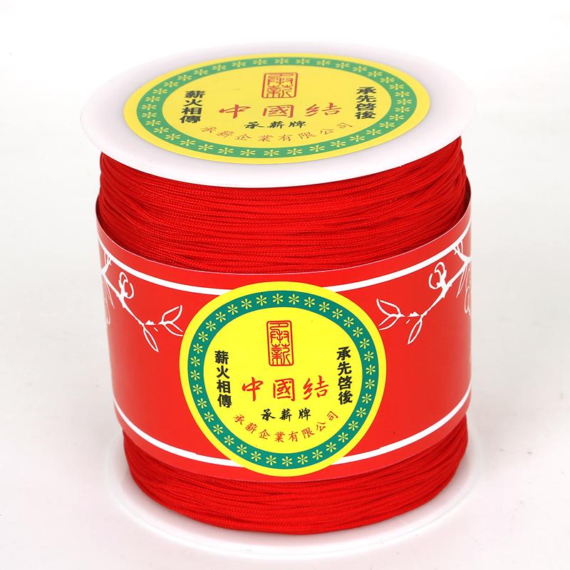 91-274Meter Cotton Cord Nylon Cord Thread String DIY Beading Braided Bracelet Jewelry Making