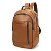 Large-capacity Business Dual-shoulder Backpack, Leisure Travel Computer Backpack, Fashionable Cowhide Schoolbag