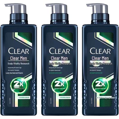 שמפו Clear לגברים נגד קשקשים ושליטה בשומניות
