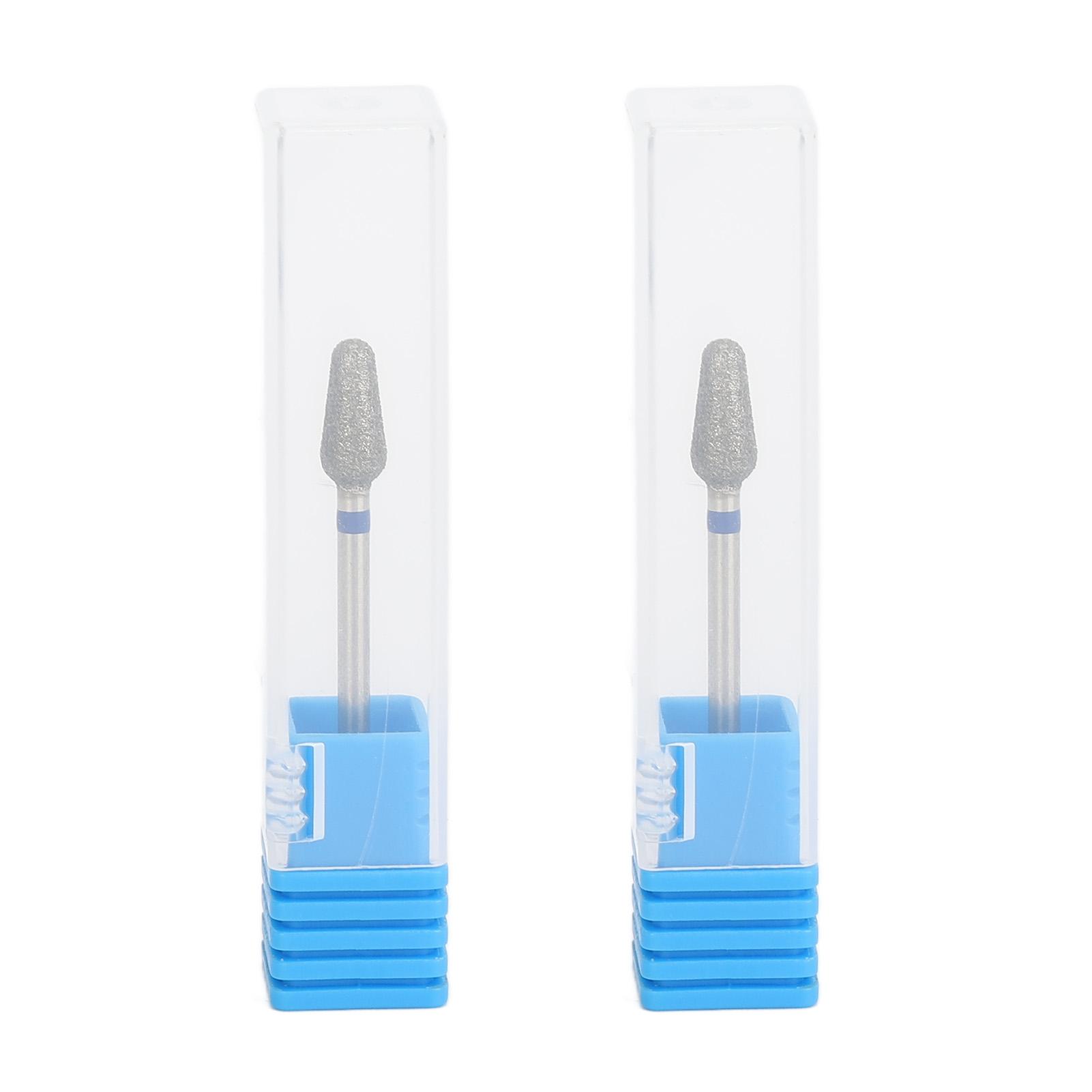 

2 шт. Насадки для маникюрного аппарата, грубые поверхности, удаление ороговевшей кожи, полировочные головки для шлифовки ногтей