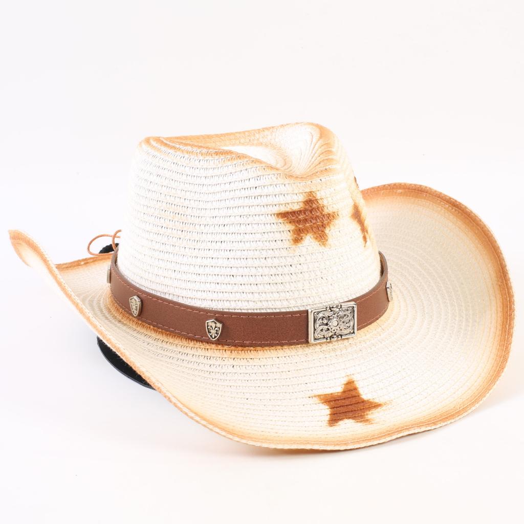Best-selling Western Cowboy Hats for Men and Women, Fashionable Sunshade Straw Hats, Classic Outdoor Western Cowboy Hats