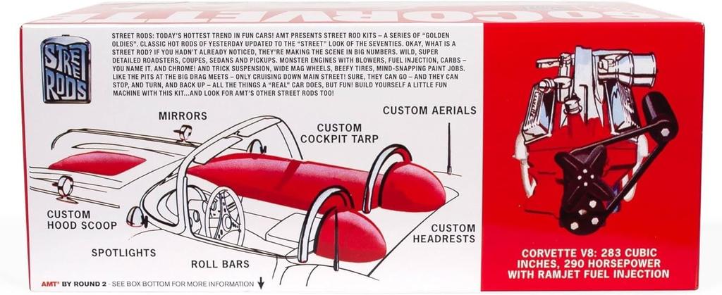 Platz AMT 1960 Chevrolet Corvette Plastic Model AMT1374 1/25