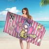 Cute Gorjusses Cartoon S-Santoro Microfiber Blanket Quick Drying Beach Towels Printing Super Absorbent Pool Towel Blanket