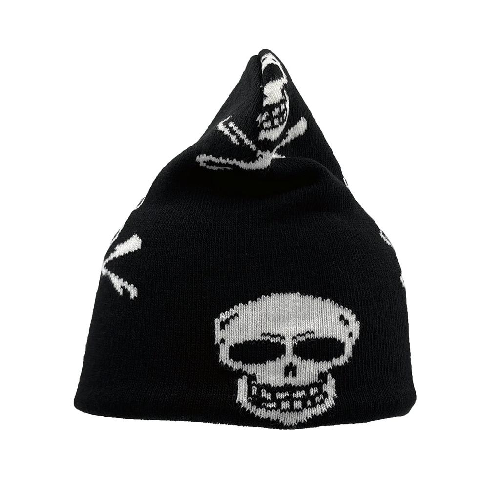 Skull Knitted Hat Men'S And Women'S Jacquard Hat Popular Hat Hip Hop Hat Trend Street