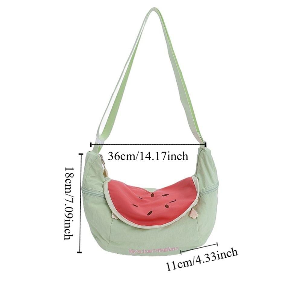 Casual Korean Style Nylon Shoulder Bag Creative Large Capacity Cloth Messenger Bag Tote Bag Lightweight Handbag Girls
