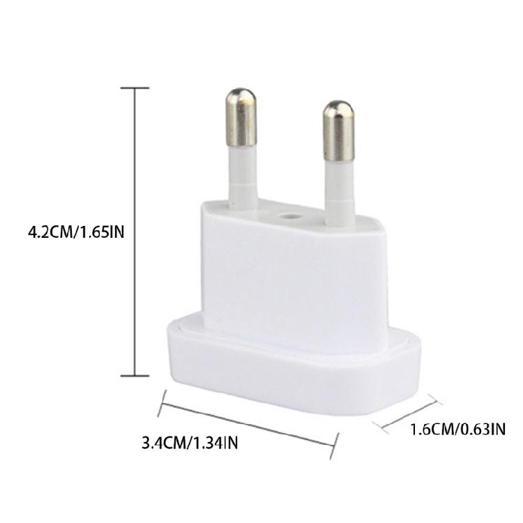 250V Power Plug Adapter US To EU Euro Europe Plug Power Plug Converter Socket