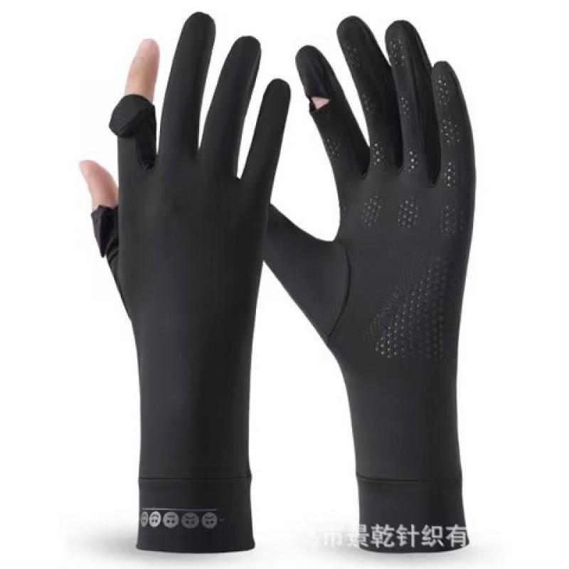 Womens UV Protection Driving Gloves Ice Silk Lightweight Sun Shade Outdoor Cycling 2026