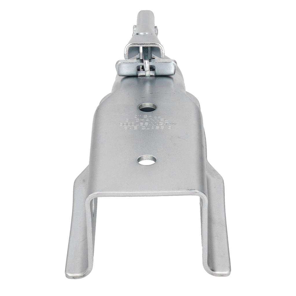 2in Trailer Hitch Ball Coupler Lock 3in Channel 5000Lbs/2268kg Zinc Plated Die‑Cast Steel High Secur