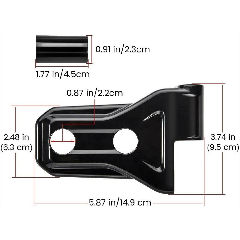8pcs Car Door Hinge Protect Cover Trim Fit For Jeep Wrangler JL 4 Door & 2 Door