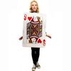 Fun Parent-child Family Children Playing Cards Poker Hearts King Queen Of Clubs Kq Costume Role Play Tunic Sponge Party Set