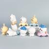 Bear Chiikawa Joke Usagi Pvc Decor Figurine Set With Expressive Features Facial