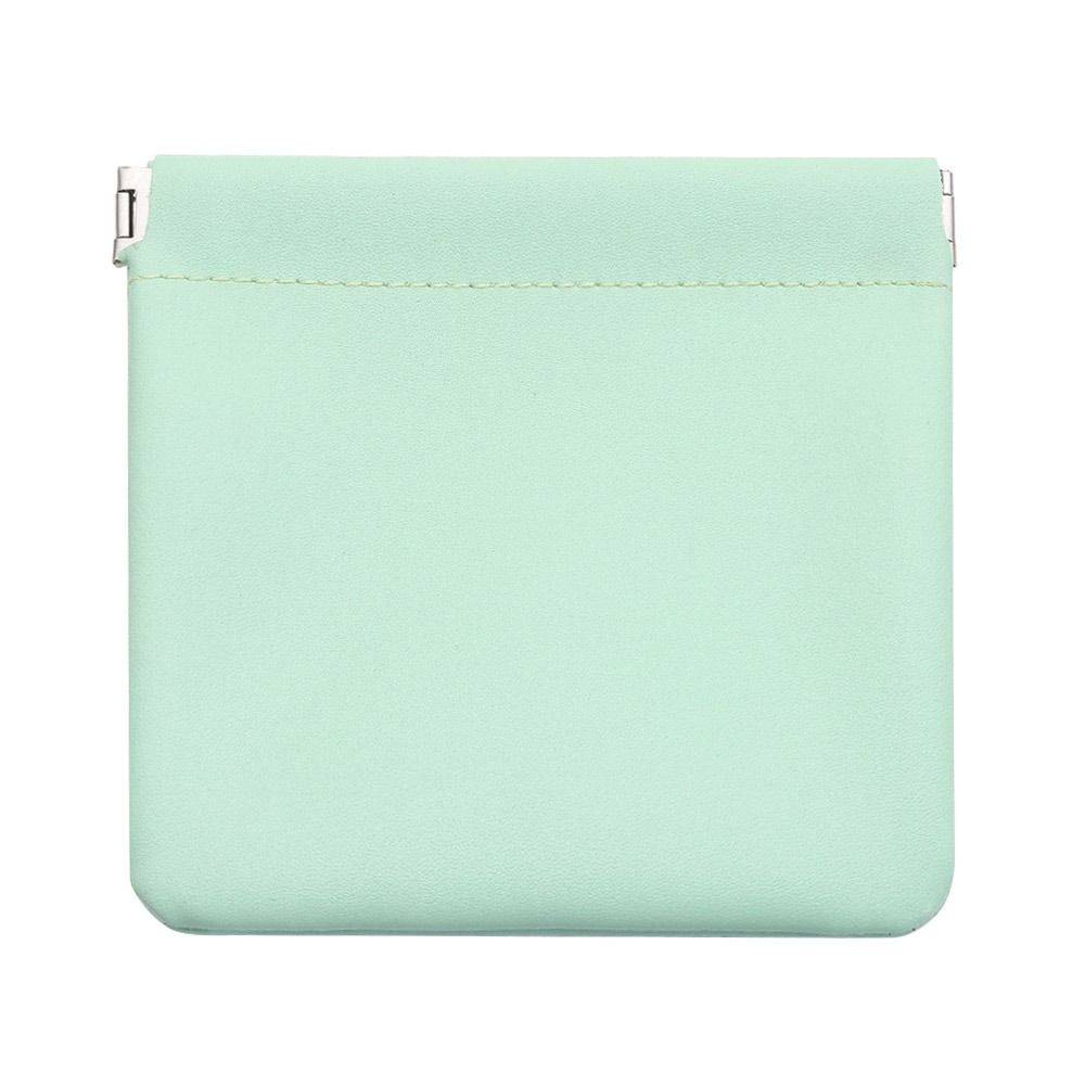 Fashion PU Leather Earphone Storage Bag Coin Pocket Purse Mini Wallet Key Organizer Money Change Pouch Women Credit Card Holder