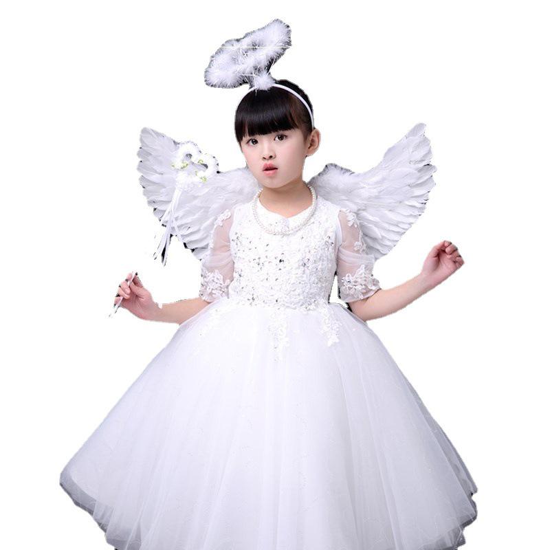 Angel Feather Wings Cosplay Props for Children & Adults - Ideal for Halloween & Parties