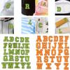 26Pieces Embroidered Letter Sew On Patches Embroidery Applique Letter Sew On Yarn Patches for Clothing Jeans Jackets